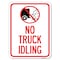 Signmission Driveway Sign No Truck Idling W/ Graphic Alum Rust Proof Parking Sign, 18" x 24", A-1824-24125 A-1824-24125 - alternate 1